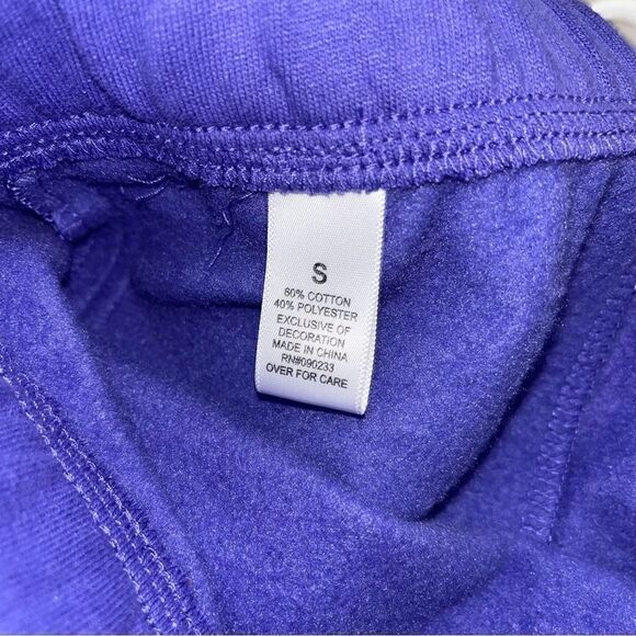 NWT Happy Camper Playboy X PacSun Purple Graphic Sweatshorts Shorts Size Small - Picture 11 of 12